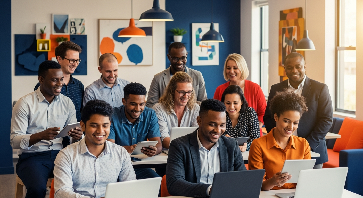 South African professionals studying AI certification courses online